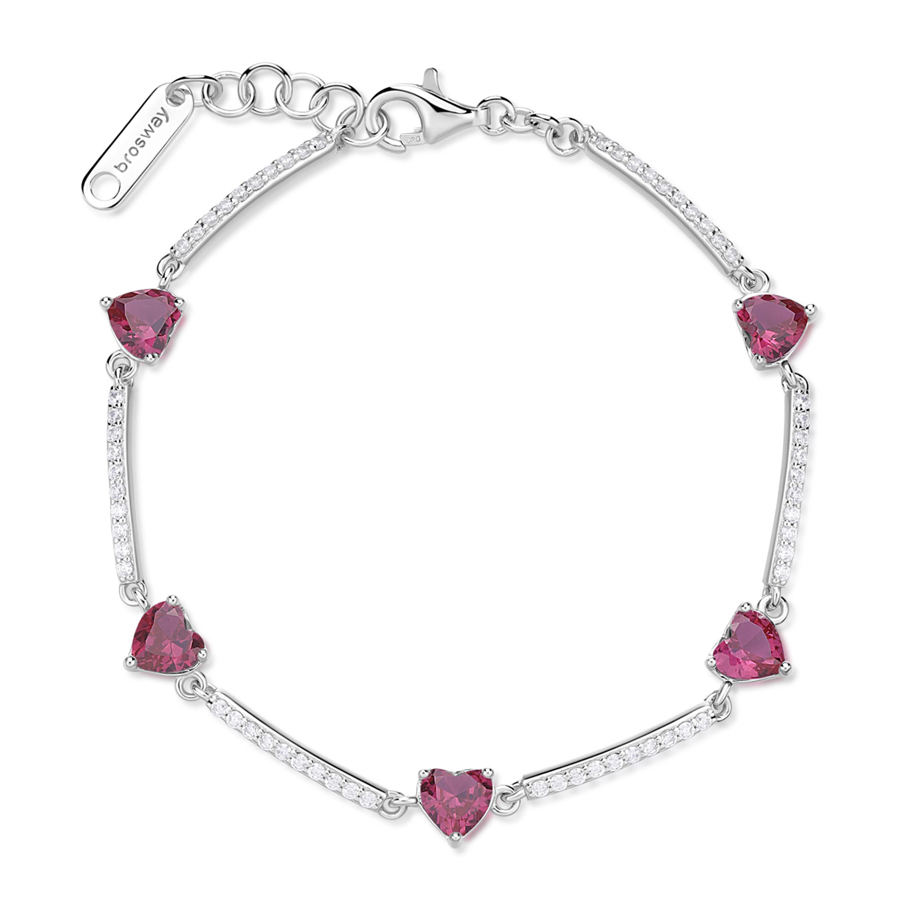Βραχιόλι Fancy από Ασήμι 925ο - Passion Ruby- Brosway - FPR118