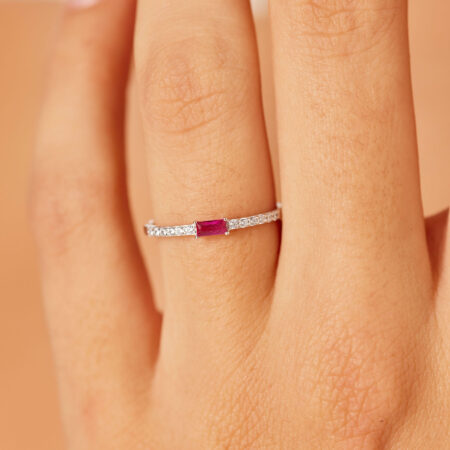 Δαχτυλίδι Fancy από ασήμι 925ο - Passion Ruby - BROSWAY - FPR143