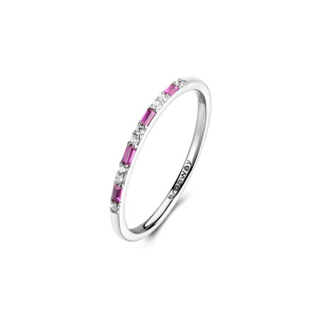 Δαχτυλίδι Fancy από ασήμι 925ο - Passion Ruby - BROSWAY - FPR144