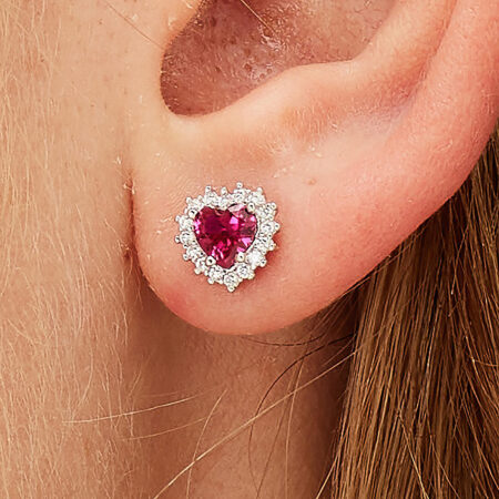 Σκουλαρίκια Fancy από Ασήμι 925ο - Passion Ruby - BROSWAY - FPR51