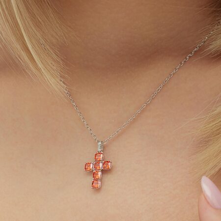 Charm Σταυρός Fancy από Ασήμι 925ο - Vitamin Orange - Brosway - FVO03