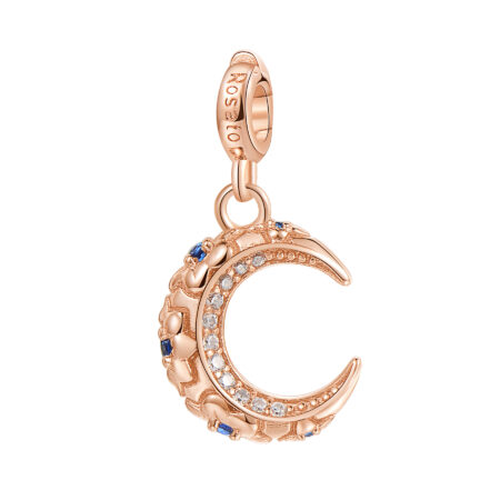 Rosato Charm Moon από Rose Gold Ασήμι 925o - RZ012