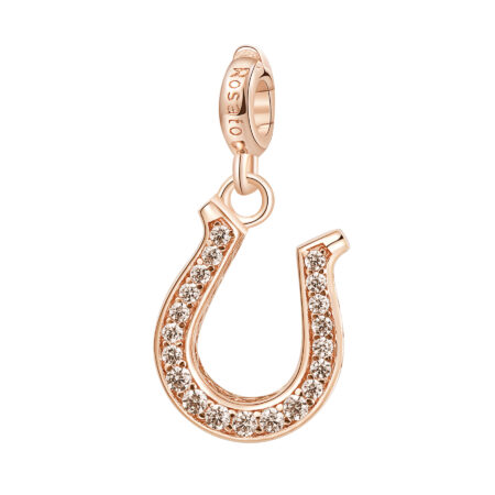 Rosato Charm Horseshoe από Rose Gold Ασήμι 925o - RZ013