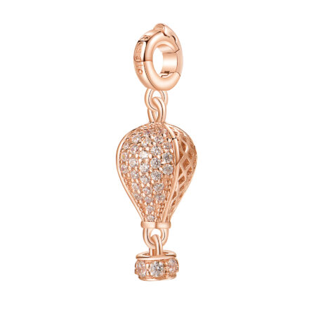 Rosato Charm Hot-Air Balloon από Rose Gold Ασήμι 925o - RZ028