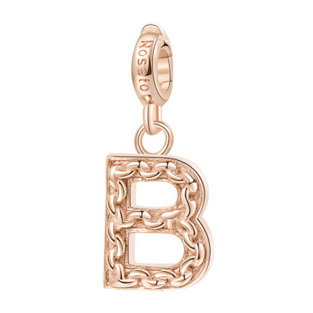 Rosato Charm Letter B από Rose-gold Ασήμι 925o - RZ080