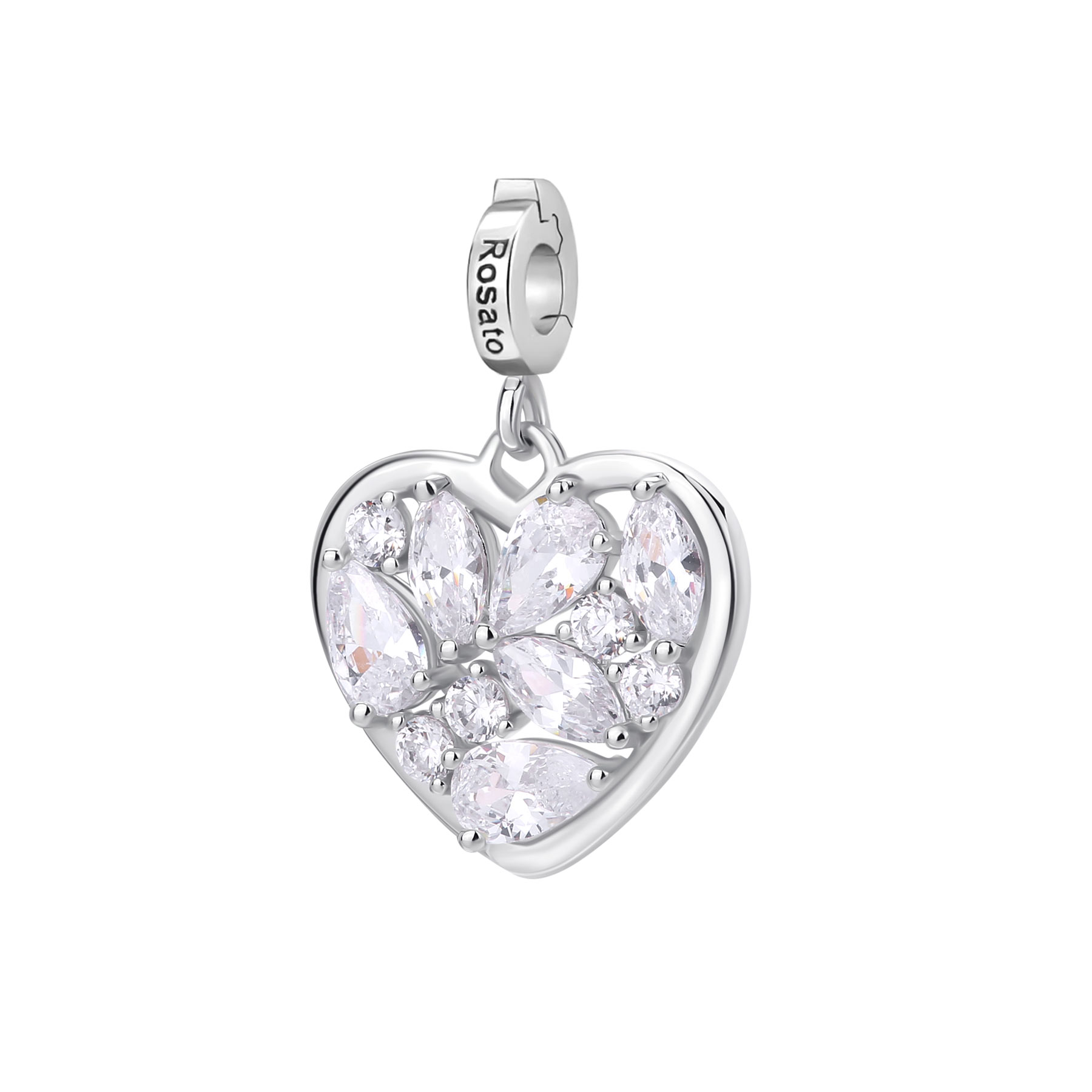 Rosato Charm Heart από Ασήμι 925 - RZ242R