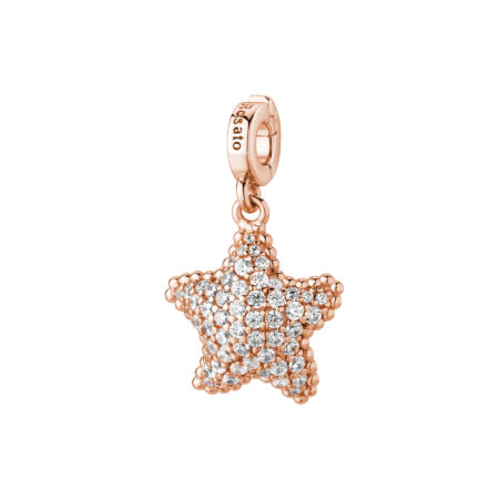Rosato Charm Sea Star από Rose Gold Ασήμι 925o - RZ257