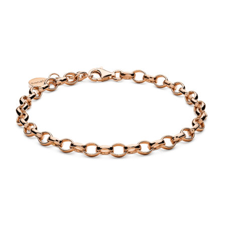 ROSATO Rose-Gold Ασημένιο Βραχιόλι Storie για Charms - RZB016