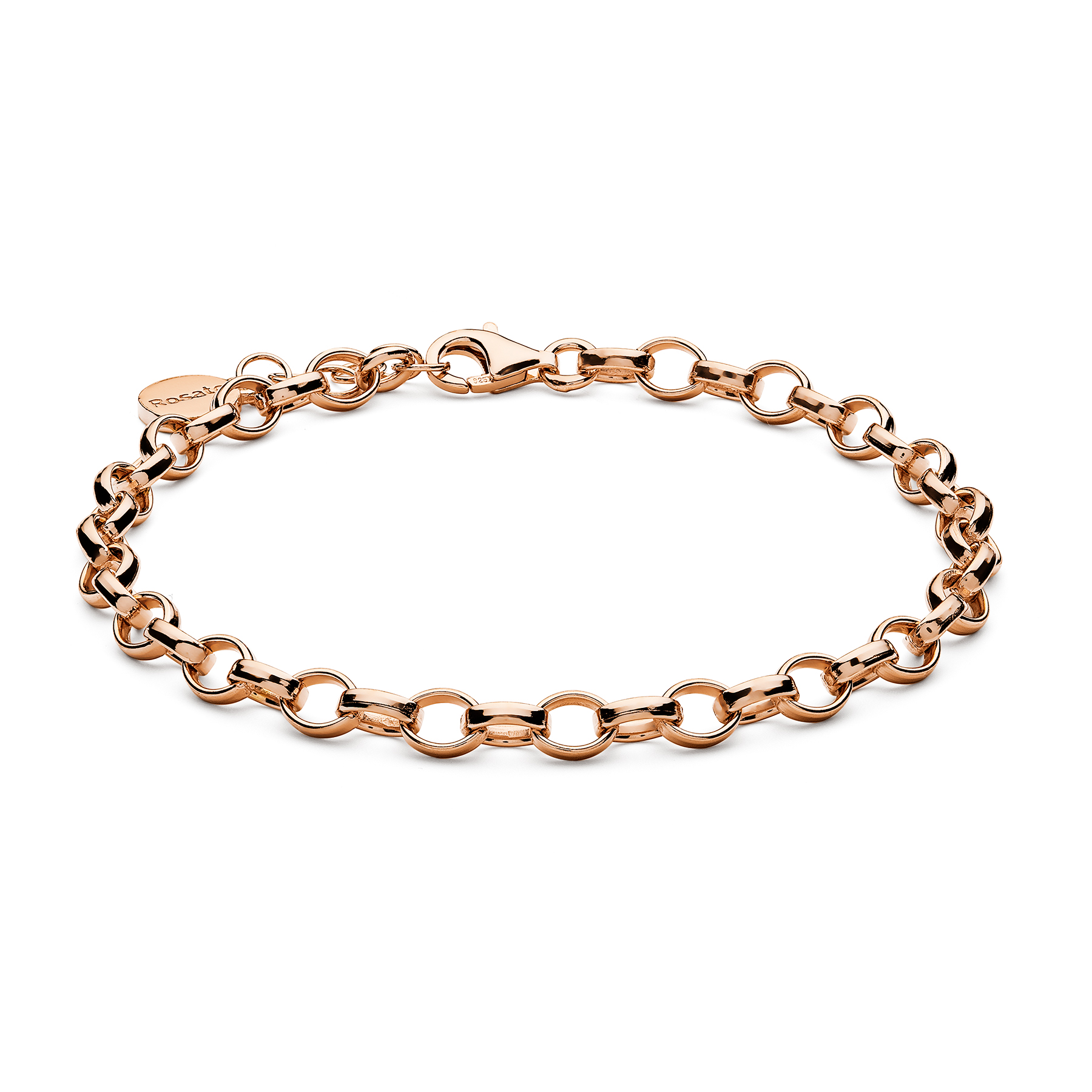 ROSATO Rose-Gold Ασημένιο Βραχιόλι Storie για Charms - RZB016