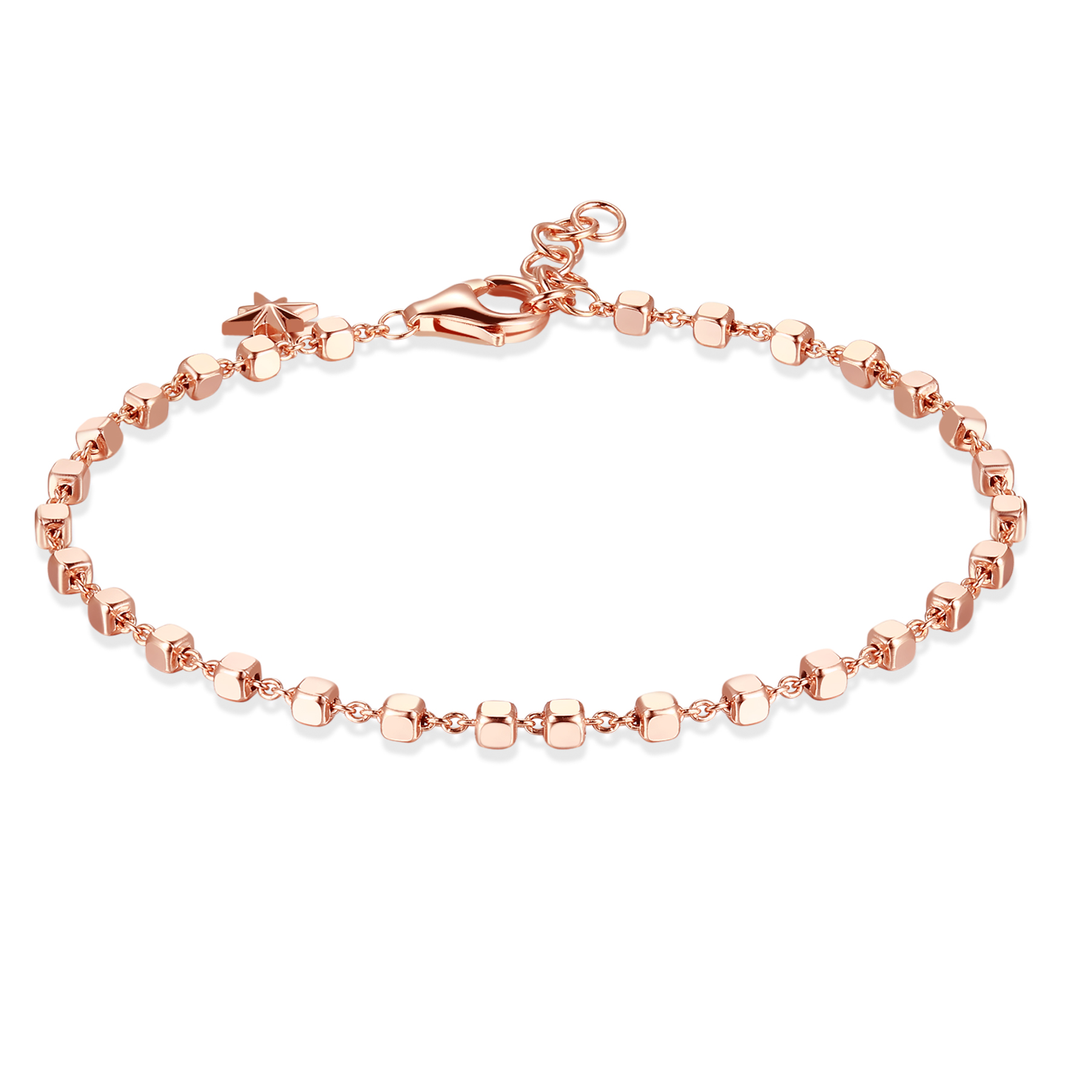 ROSATO Rose-Gold Ασημένιο Βραχιόλι Storie για Charms - RZB018