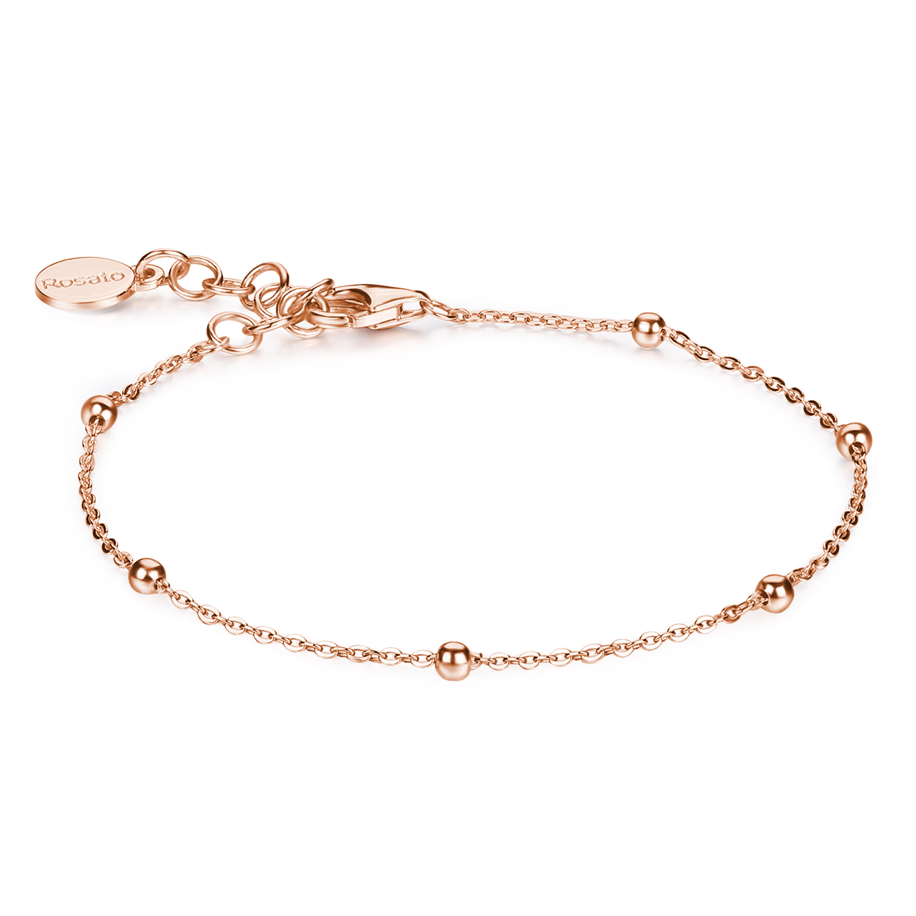 ROSATO Rose-Gold Ασημένιο Βραχιόλι Storie για Charms - RZB045
