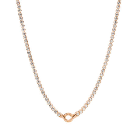 Rosato Rose-gold Ασημένιο Κολιέ Tennis Storie για Charms - RZC053