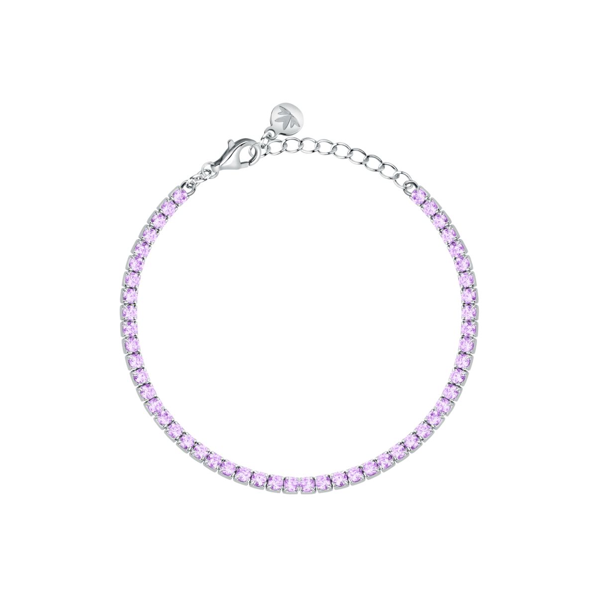 Ασημένιο Βραχιόλι Tennis με Lavender Zirgons - Infinito - MORELLATO - SABD07