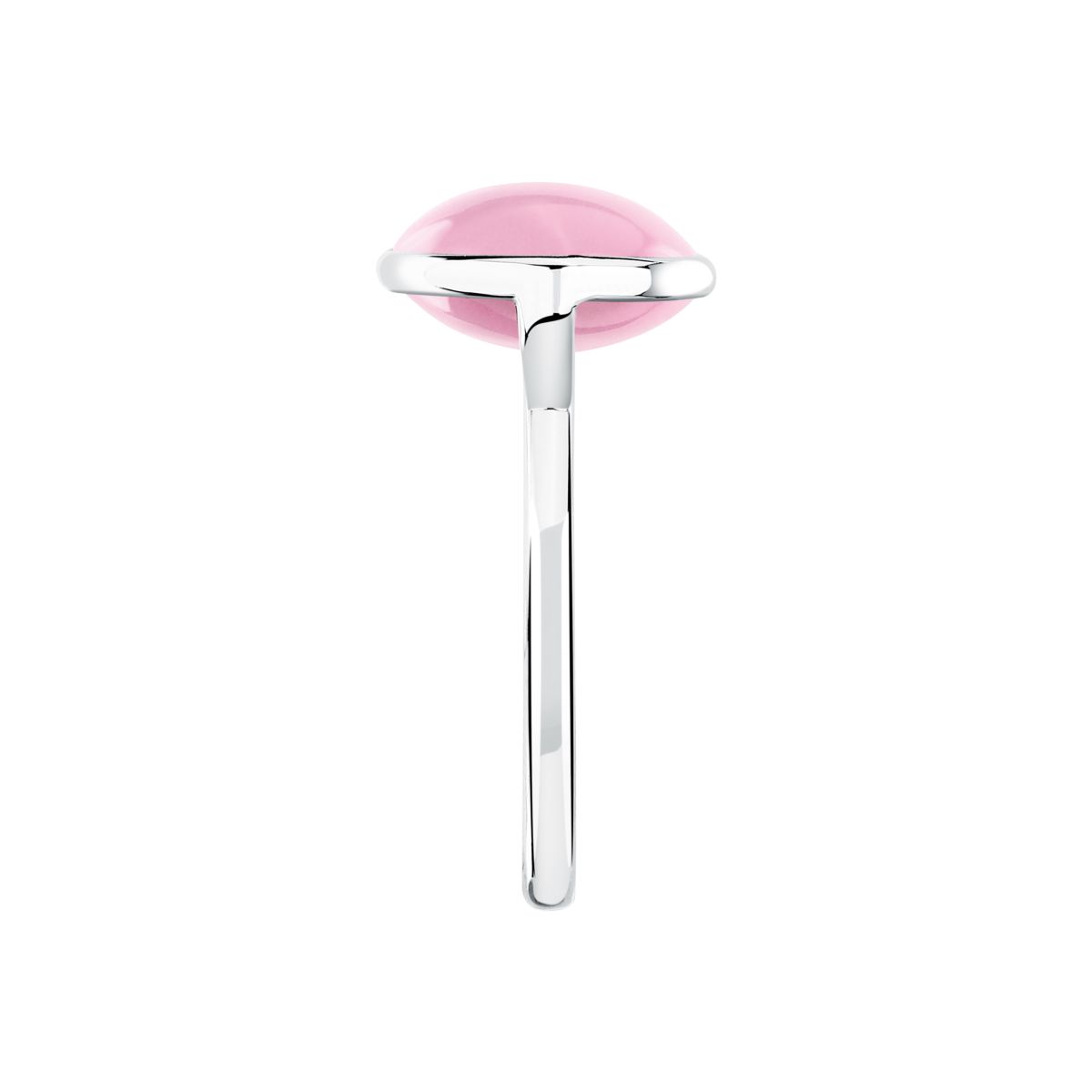 Ασημένιο Δαχτυλίδι Venezia - 1 Pink Cat eye stone - MORELLATO - SAZM25