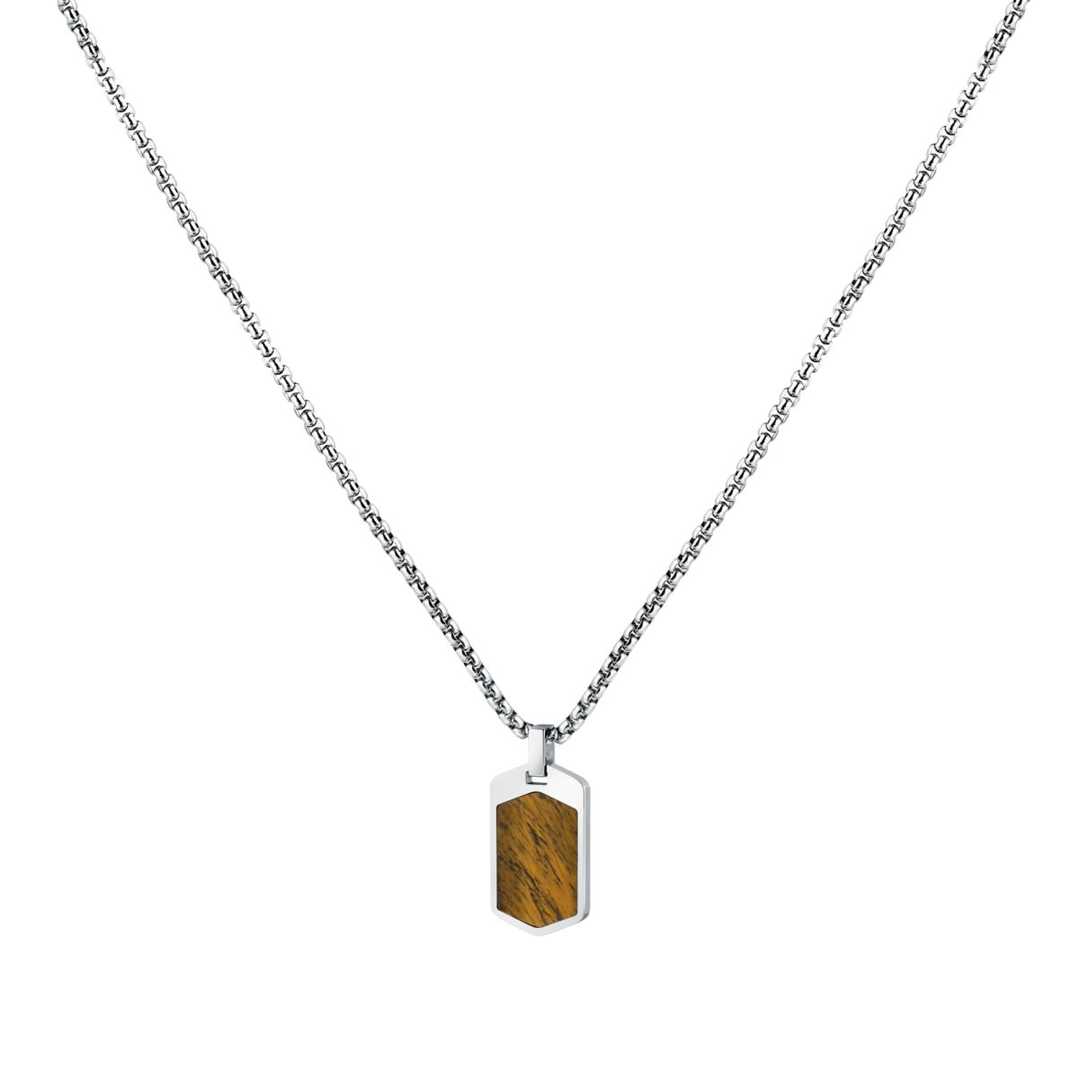 Ανδρικό κολιέ Terra με Tiger Eye Stone - MORELLATO - SBKA01