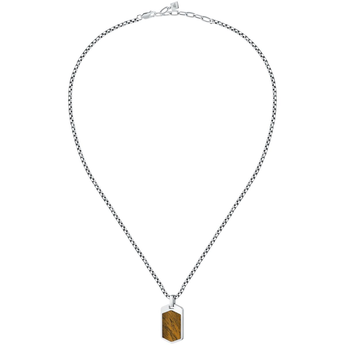 Ανδρικό κολιέ Terra με Tiger Eye Stone - MORELLATO - SBKA01