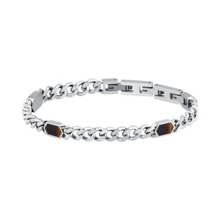 Ανδρικό Βραχιόλι Terra με Tiger Eye Πέτρες - MORELLATO - SBKA04