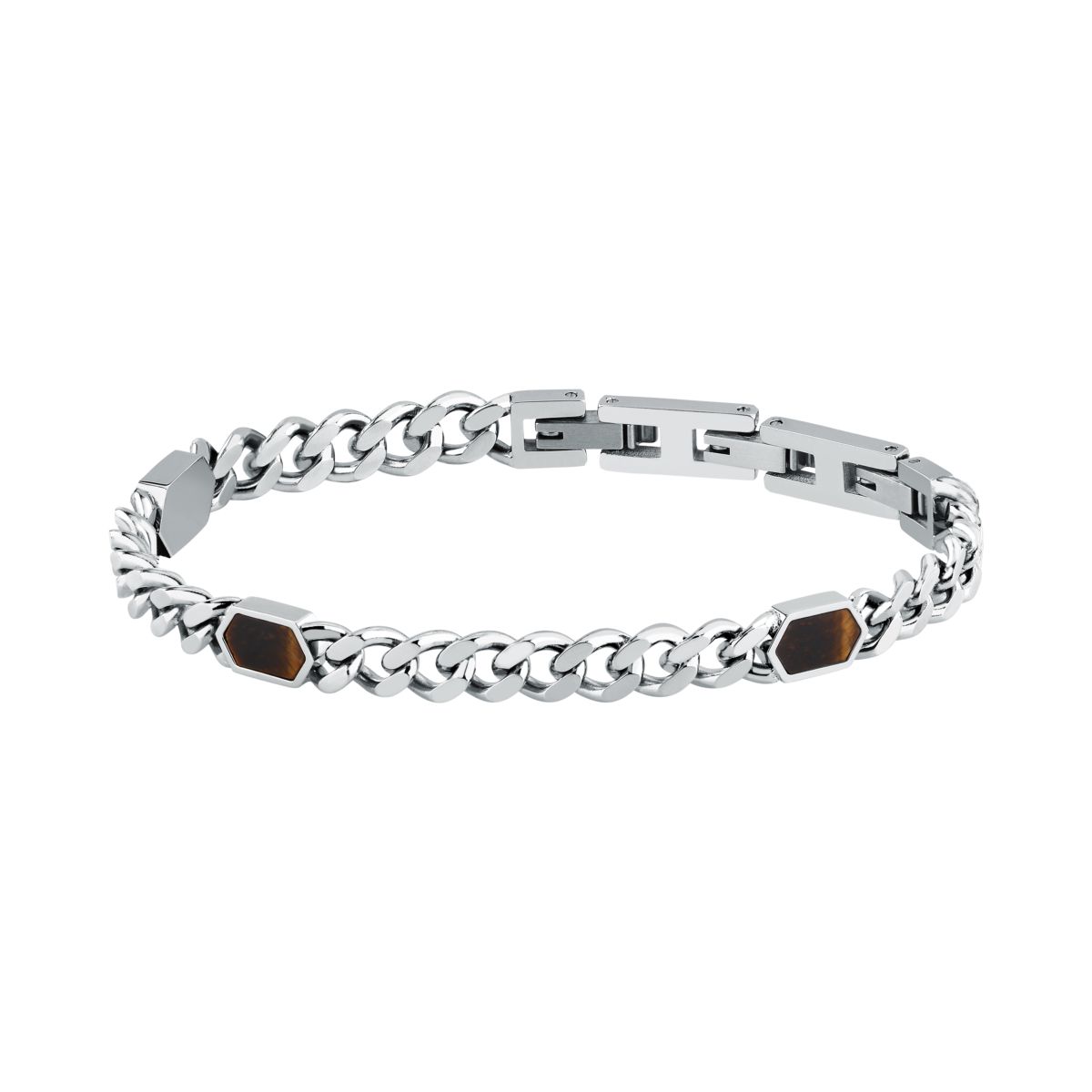 Ανδρικό Βραχιόλι Terra με Tiger Eye Πέτρες - MORELLATO - SBKA04