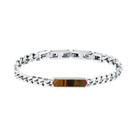 Ανδρικό Βραχιόλι Terra με Tiger Eye Πέτρα - MORELLATO - SBKA05