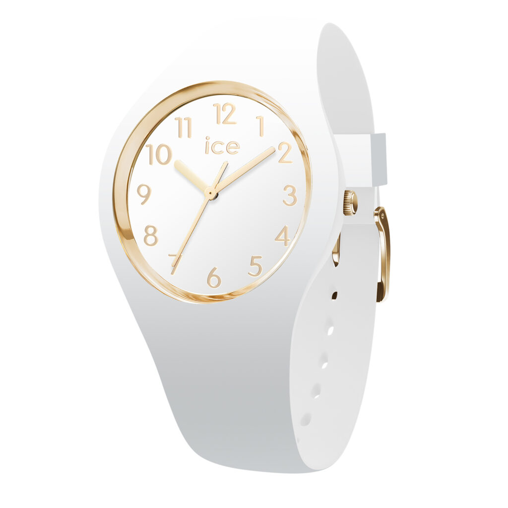 Γυναικείο ρολόι ICE-WATCH 014759 λευκό με χρυσαφί λεπτομέρειες