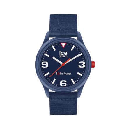 Ανδρικό ρολόι ICE-WATCH 020059 Solar Power navy blue με υφασμάτινο λουράκι