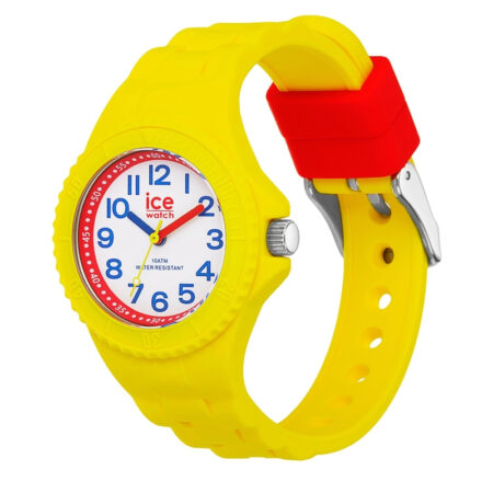 Παιδικό ρολόι ICE-WATCH 020324 κίτρινο με μεγάλους μπλε αριθμούς