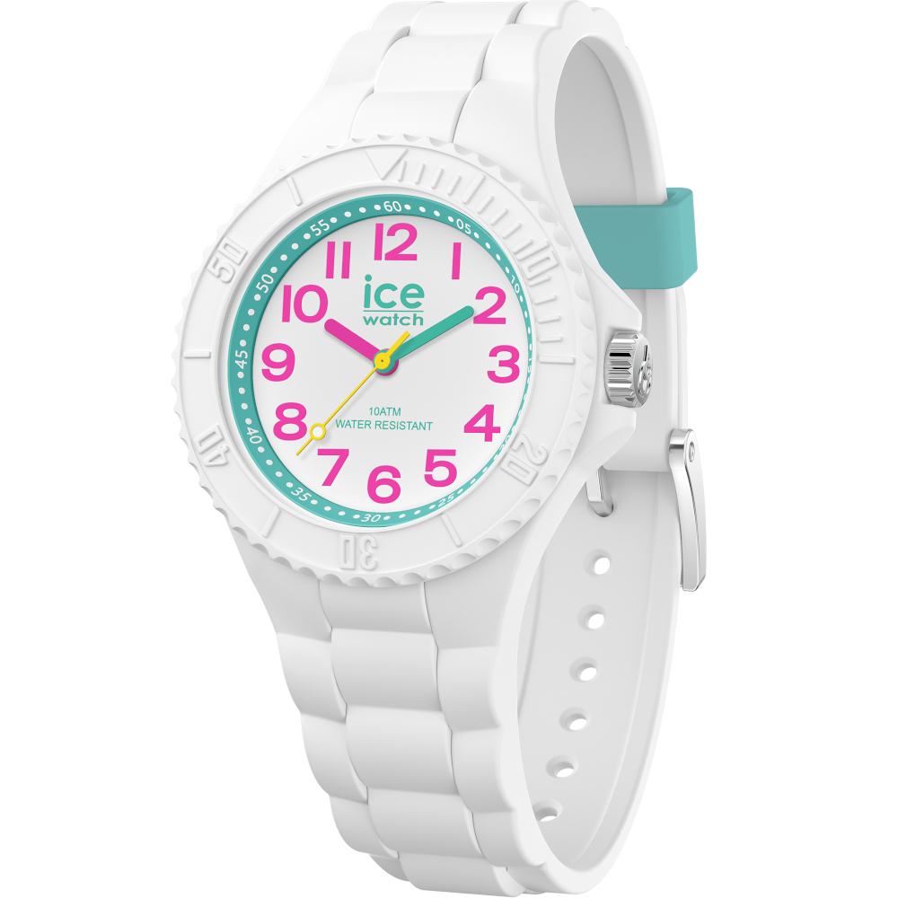 Παιδικό ρολόι ICE-WATCH 020326 Ice Hero White Castle λευκό με ροζ αριθμούς