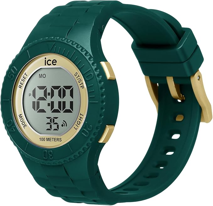 Παιδικό ψηφιακό ρολόι ICE-WATCH ICE Digit 021619 πράσινο με χρυσαφί λεπτομέρειες