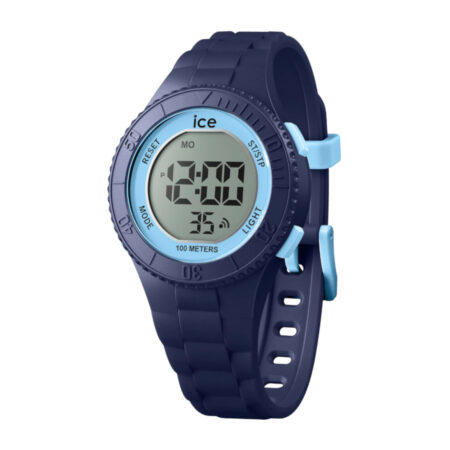 Παιδικό ψηφιακό ρολόι ICE-WATCH ICE Digit 021940 navy blue με γαλάζιες λεπτομέρειες