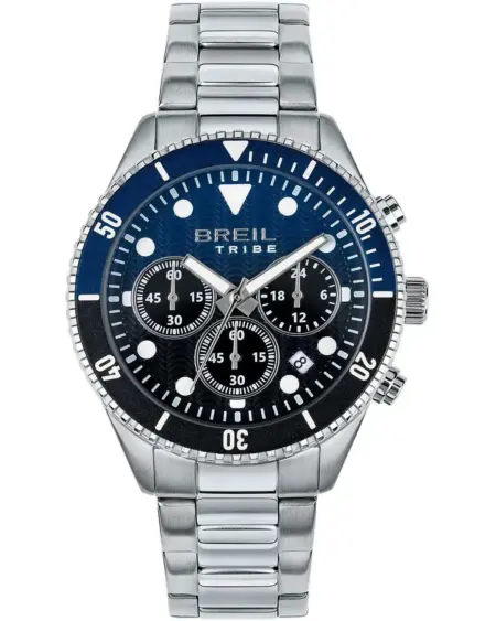 Ανδρικό ρολόι BREIL EW0764 Chronograph με μπλε μαύρο καντράν