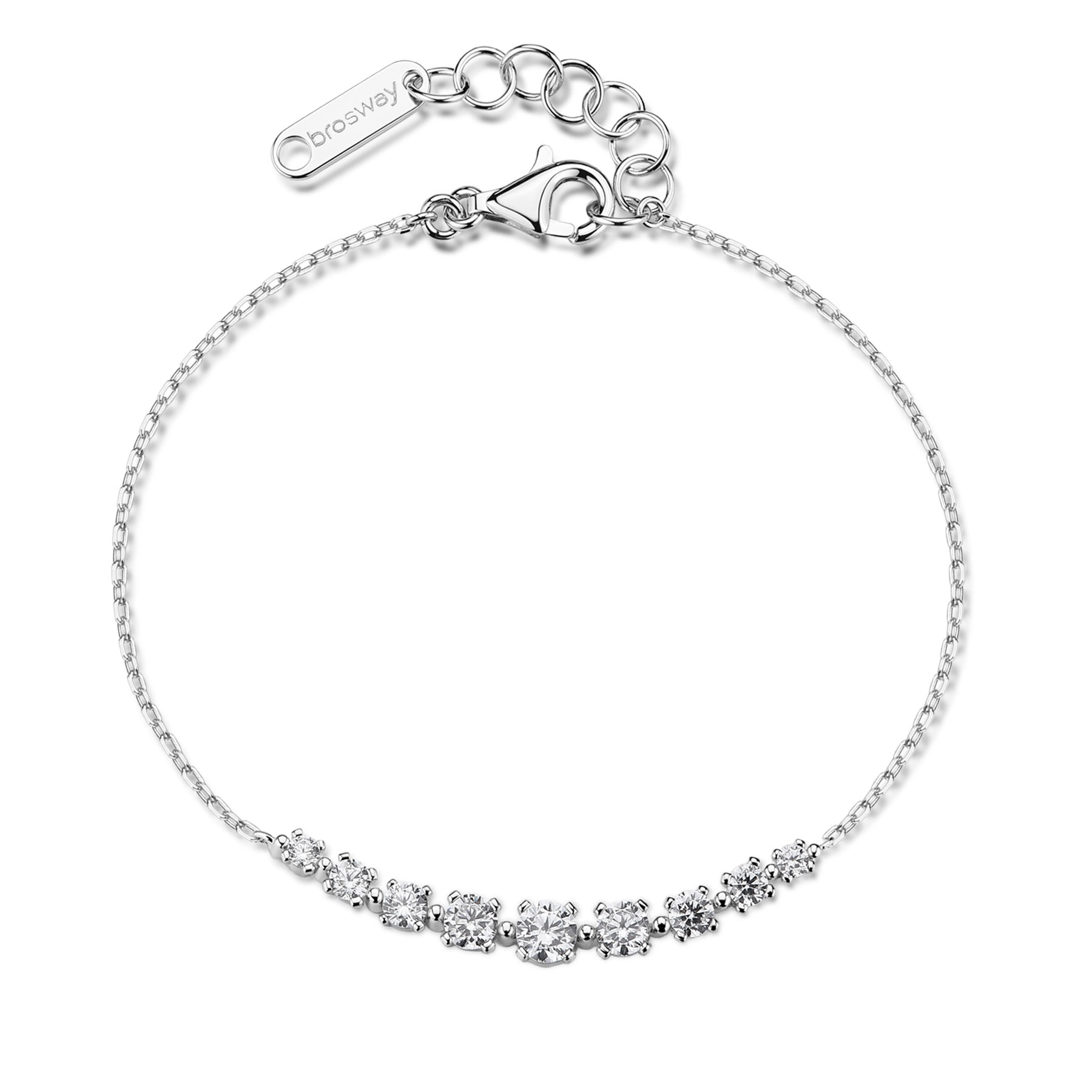 Βραχιόλι Fancy από ασήμι 925ο Infinite White - BROSWAY - FIW151