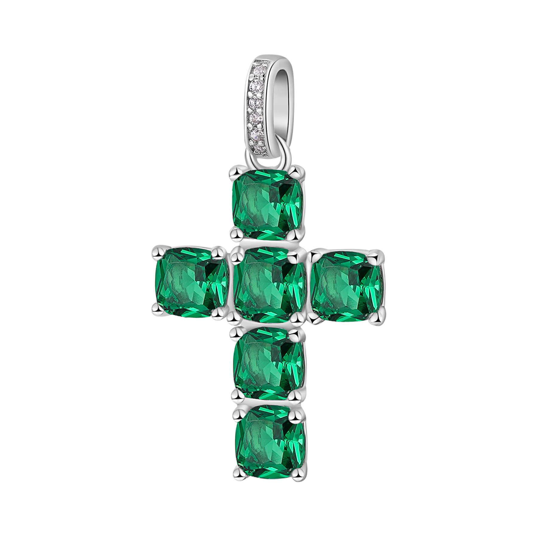 Charm Σταυρός Fancy από Ασήμι 925ο - Life Green - Brosway - FLG11