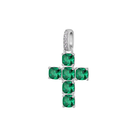 Charm Σταυρός Fancy από Ασήμι 925ο - Life Green - Brosway - FLG115