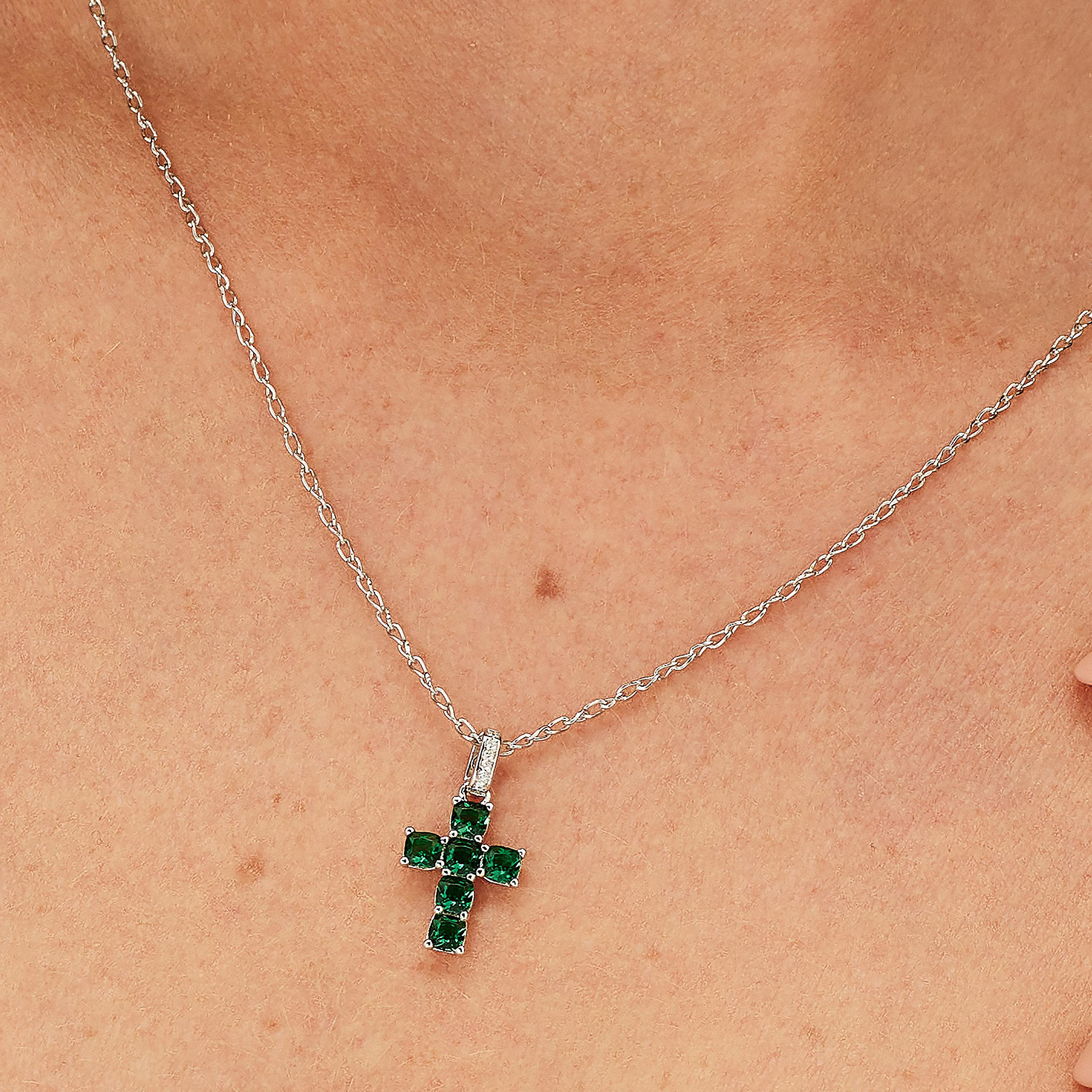 Charm Σταυρός Fancy από Ασήμι 925ο - Life Green - Brosway - FLG115