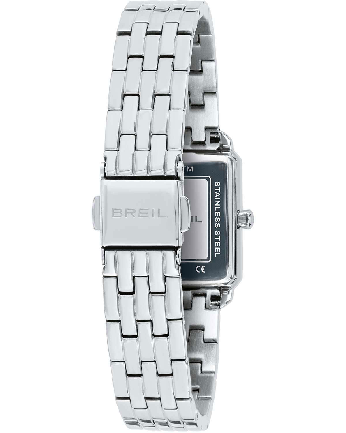 Ρολόι BREIL Carre Silver Stainless Steel Bracelet - TW2077